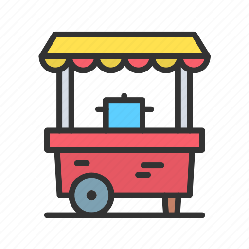 Food cart, shopping items, grocery, sale items, product, buy, shopping cart icon - Download on Iconfinder