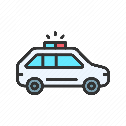 Police car, car, emergency, transport, cop, vehicle, flashing icon - Download on Iconfinder