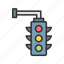 traffic light, road sign, signals, artificial intelligence, ai, traffic lights, lamp, controls 