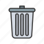 trash can, dustbin, bin, waste bin, waste, garbage, rubbish, recycle bin 