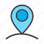 location, map, navigation, pin 