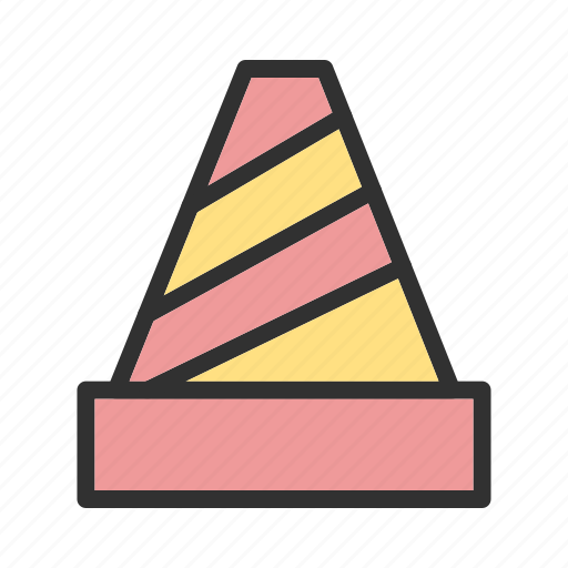 Cone, traffic, traffic cone, vlc icon - Download on Iconfinder