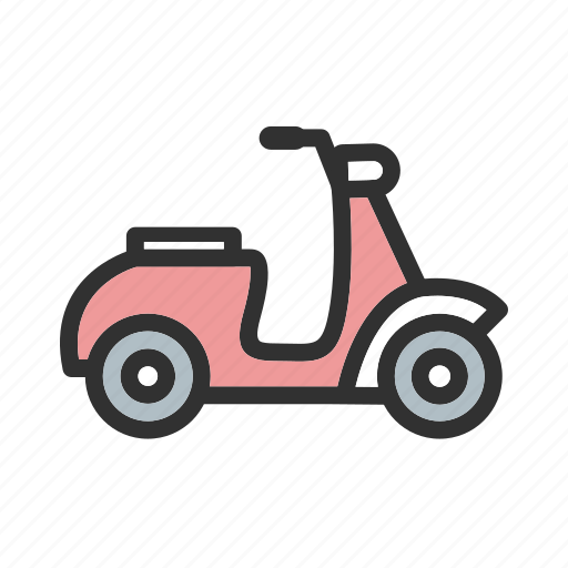Bike, transport, travel, vespa icon - Download on Iconfinder