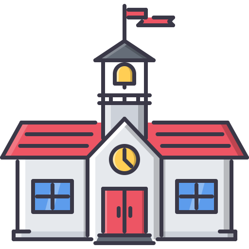 Architecture, building, clock, flag, school, university icon - Download on Iconfinder