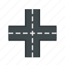 crossing, crossroad, direction, road, street, traffic, way