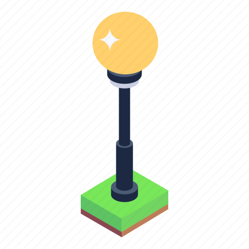 Pole light, street lamp, street light, lamppost, road light icon - Download on Iconfinder