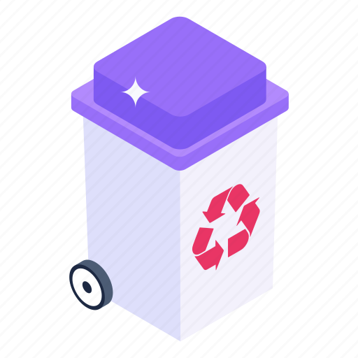Reuse bin, recycle bin, recirculation bin, recycling, reutilize icon - Download on Iconfinder