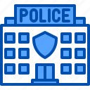 police, station, city, town