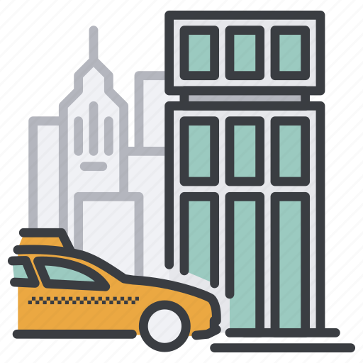 Auto, build, city, office, order, taxi, uber icon - Download on Iconfinder
