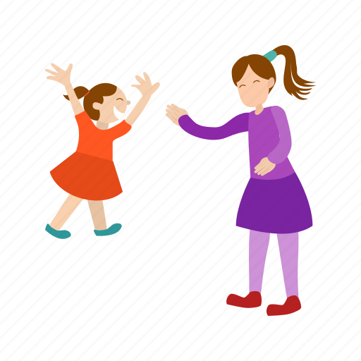 group of people waving goodbye clipart