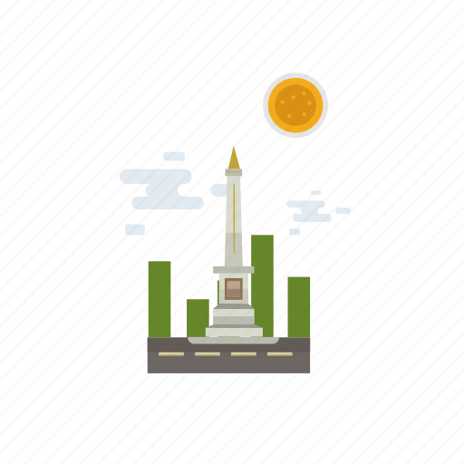 Building, city, indonesian, jogja city, monument, travel, yogyakarta icon - Download on Iconfinder
