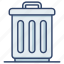 bin, can, delete, recycle, trash 