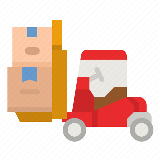 Forklift, freight, construction, machine, lift icon - Download on Iconfinder