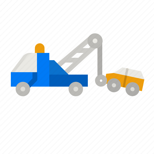 Tow, truck, car, breakdown, transportation icon - Download on Iconfinder