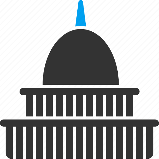 Official, business center, city management, government building, house, parliament, washington capitoly icon - Download on Iconfinder