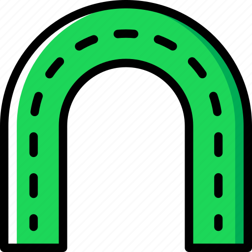 Building, city, cityscape, curved, road icon - Download on Iconfinder