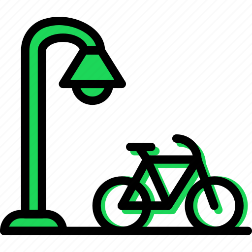 Alley, bicycle, building, city, cityscape icon - Download on Iconfinder