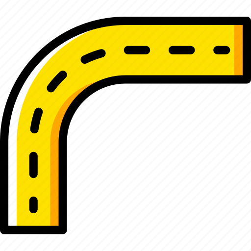 Building, city, cityscape, curved, road icon - Download on Iconfinder