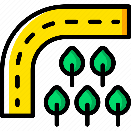 Building, city, cityscape, forest, road icon - Download on Iconfinder