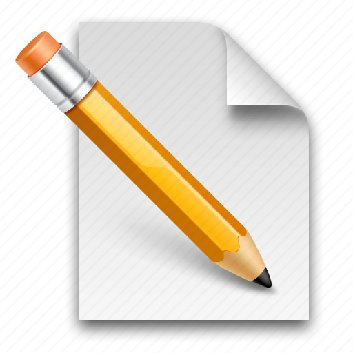 Pencil, edit, doc, write, paper, document, text icon - Download on Iconfinder