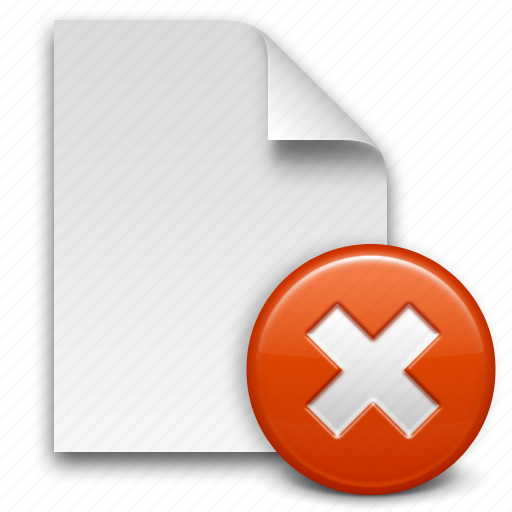 Paper, doc, document, delete, documents, file, remove icon - Download on Iconfinder