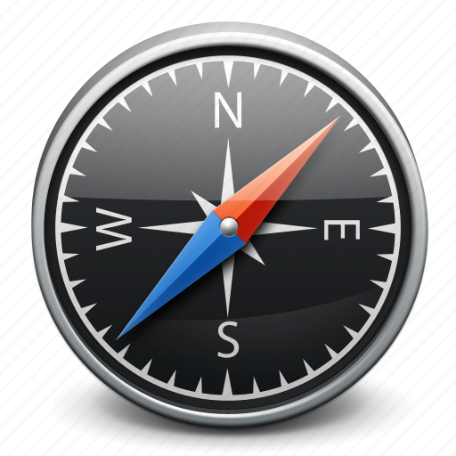 Navigation, compass, location, gps, map, direction icon - Download on Iconfinder