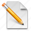 pencil, edit, doc, write, paper, document, text, documents, sheet, page, file 