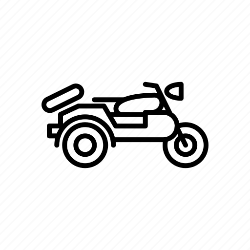 Motorcycle, sidecar, bike, war icon - Download on Iconfinder
