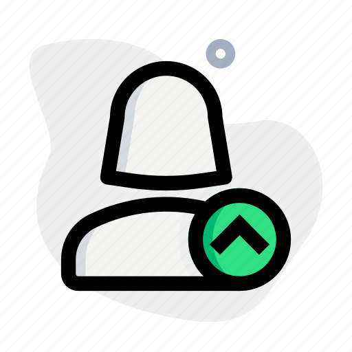 Single, woman, user, direction icon - Download on Iconfinder