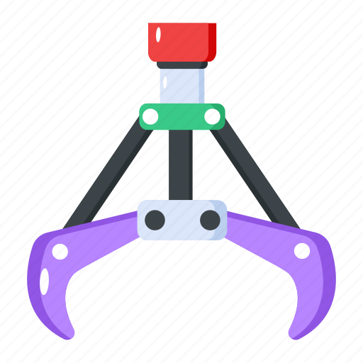 Metallurgy hook, claw machine, robotic claw, toy claw, mechanical grabber icon - Download on Iconfinder