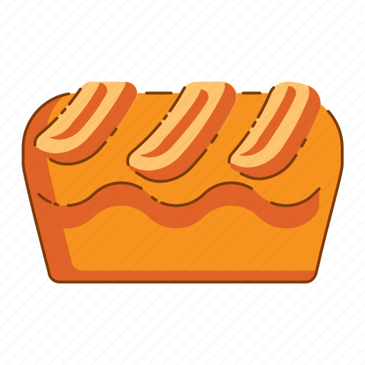 Banana, bread, bakery, clean, food, fruit, loaf icon - Download on Iconfinder