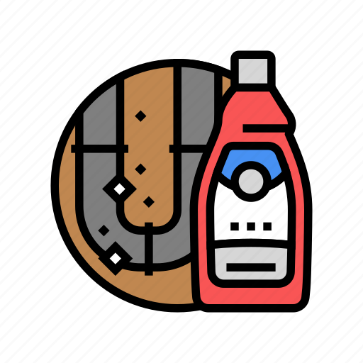 Drain, cleaner, detergent, clean, wash, hand icon - Download on Iconfinder