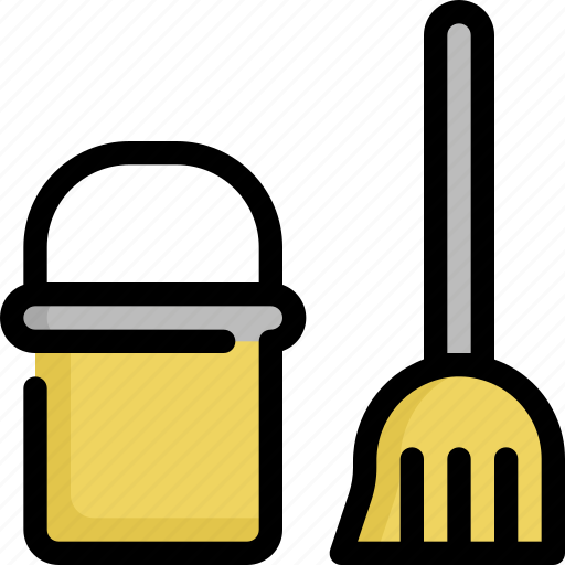 Bucket, clean, cleaner, cleaning, mob, wash, washing icon - Download on Iconfinder
