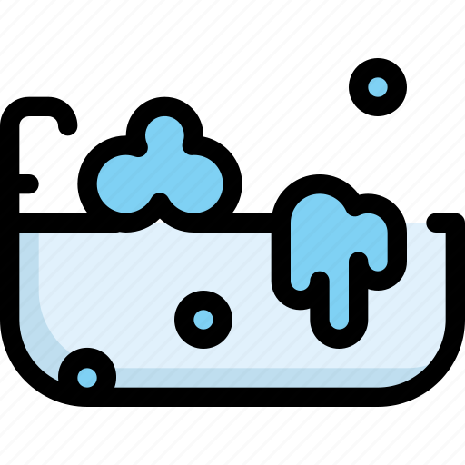 Bathtub, clean, cleaner, cleaning, laundry, wash, washing icon - Download on Iconfinder