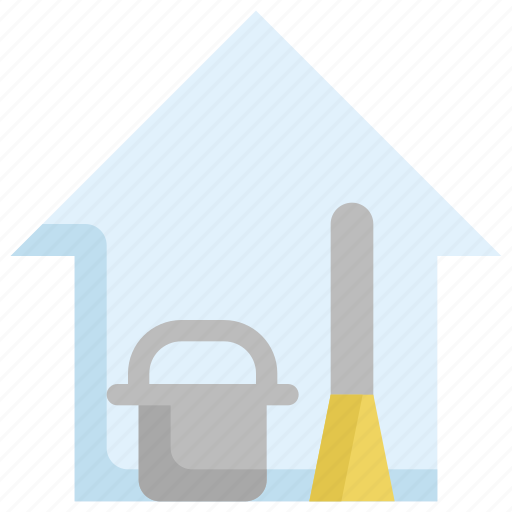 Building, clean, cleaning, home, house, mop icon - Download on Iconfinder