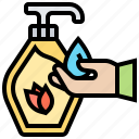 bottle, liquid, pump, sanitizer, soap