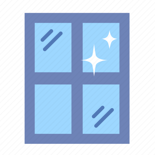 Clean, cleaning, domestic, household, polish, shine, window icon - Download on Iconfinder