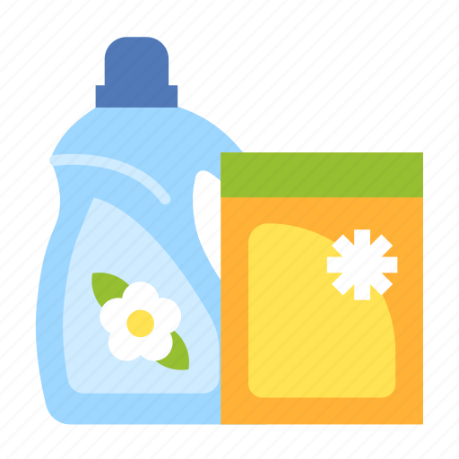 Cleaning, detergent, laundry, powder, washing, clothes, softener icon - Download on Iconfinder