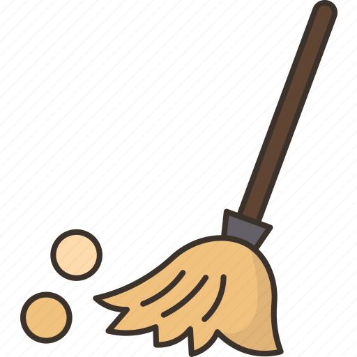 Broomstick, sweep, floor, cleaning, housekeeping icon - Download on Iconfinder
