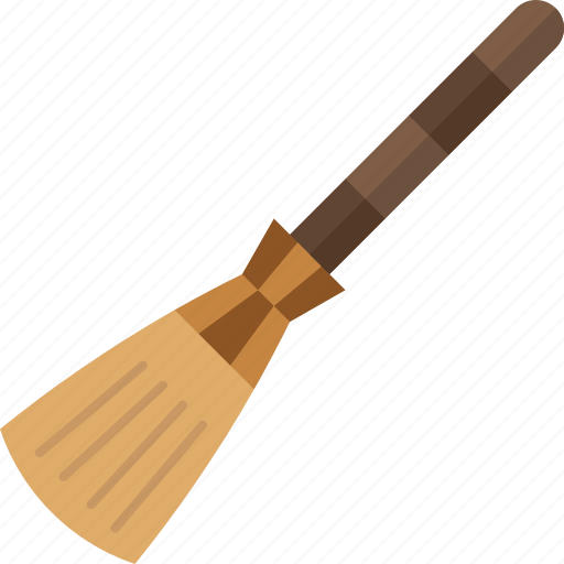 Broom, coconut, sweeping, floor, outdoor icon - Download on Iconfinder