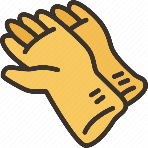 Gloves, rubber, hands, cleaning, protection icon - Download on Iconfinder