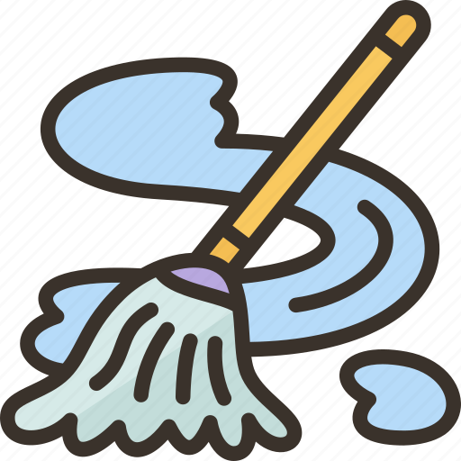 Mop, floor, wet, wipe, cleaning icon - Download on Iconfinder