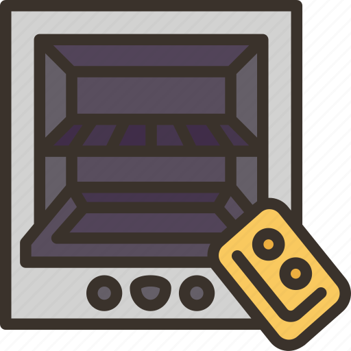 Oven, cleaning, hygiene, kitchen, domestic icon - Download on Iconfinder