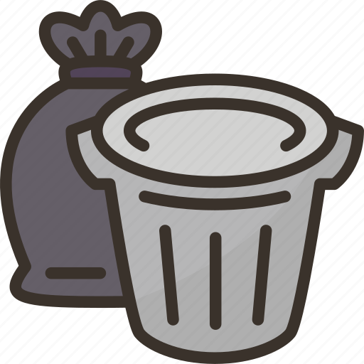 Trash, waste, basket, empty, hygiene icon - Download on Iconfinder