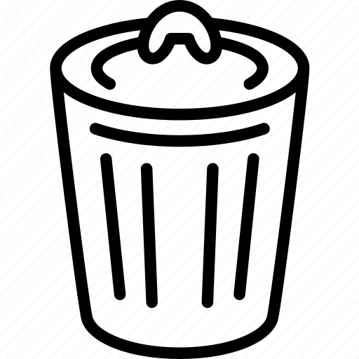 Trash, can, garbage, waste, hygiene icon - Download on Iconfinder
