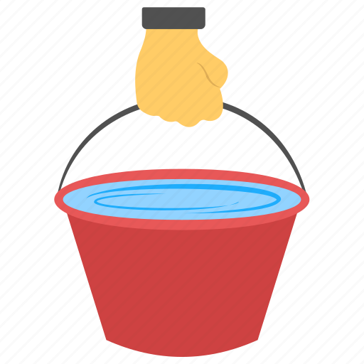 Bucket, full water, water bucket, water consumption, water usage icon - Download on Iconfinder