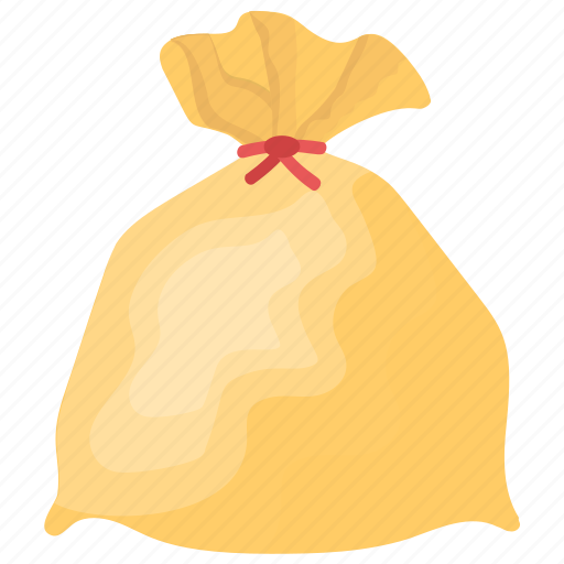 Laundry bag, plastic bag, rubbish bag, trash sack, waste disposal icon - Download on Iconfinder