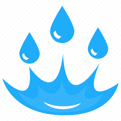 Liquid splashing, spilling water, water droplets, water spill, water splash icon - Download on Iconfinder