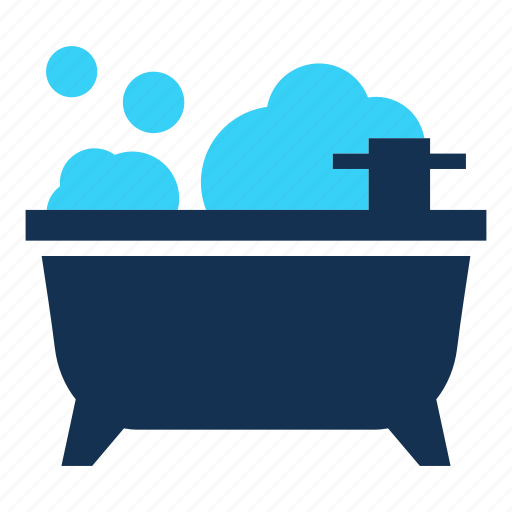 Bath, bathroom, bathtub, clean, cleaning, lather, tub icon - Download on Iconfinder