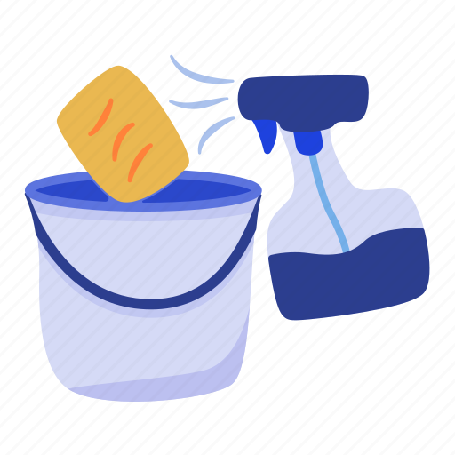 Bucket, cleaning, spray, business, soap icon - Download on Iconfinder